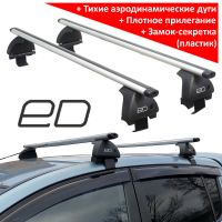 Багажник на крышу Hyundai Creta 2016-21 (без рейлингов), ЕД, аэродинамические дуги