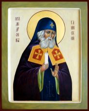 Андроник Глинский рукописная Икона на липовой доске (22581)