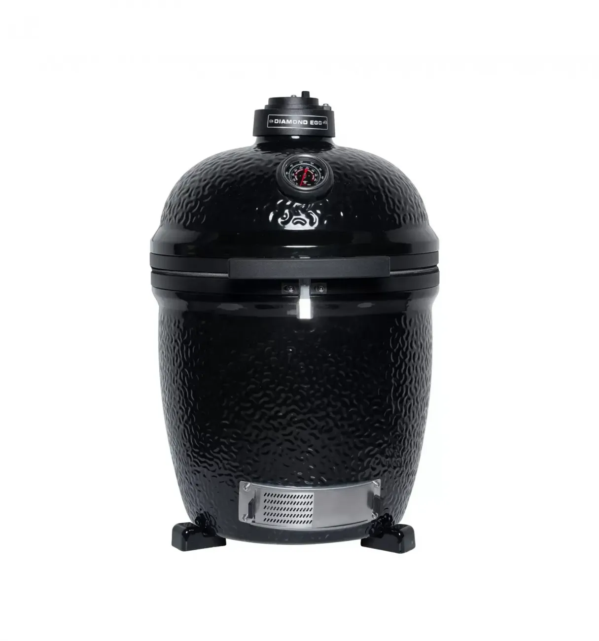 Керамический угольный гриль Diamond Egg Legend Deep Black, 46 см, чёрный