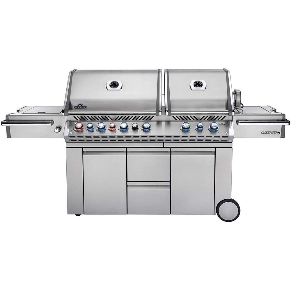 Газовый гриль Napoleon Prestige PRO-825, 10 горелок (с ИК-горелкой)