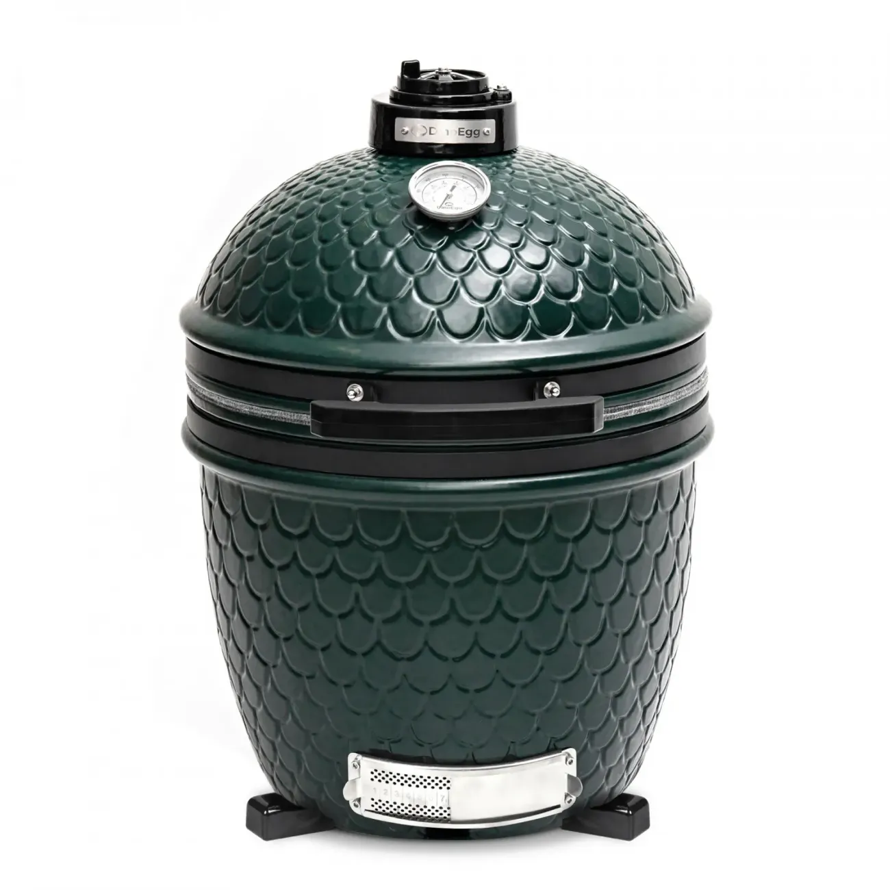 Керамический угольный гриль DinoEgg Standart Stand Alone Green