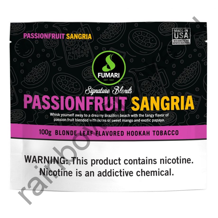 Fumari 100 гр - Passionfruit Sangria (Сангрия с Маракуйей)
