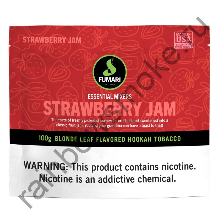Fumari 100 гр - Strawberry Jam (Клубничное Варенье)