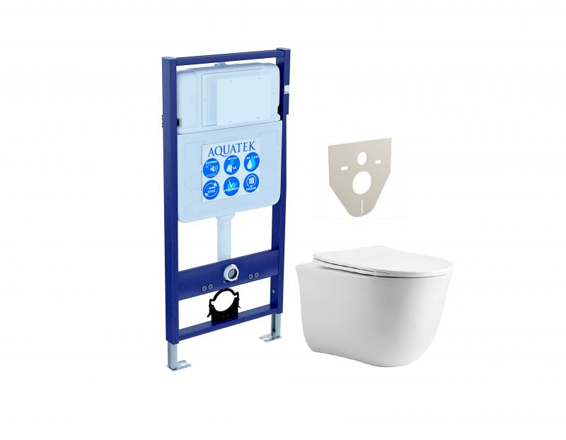 Комплект инсталляции с унитазом SET AQUATEK КЛАССИК cm