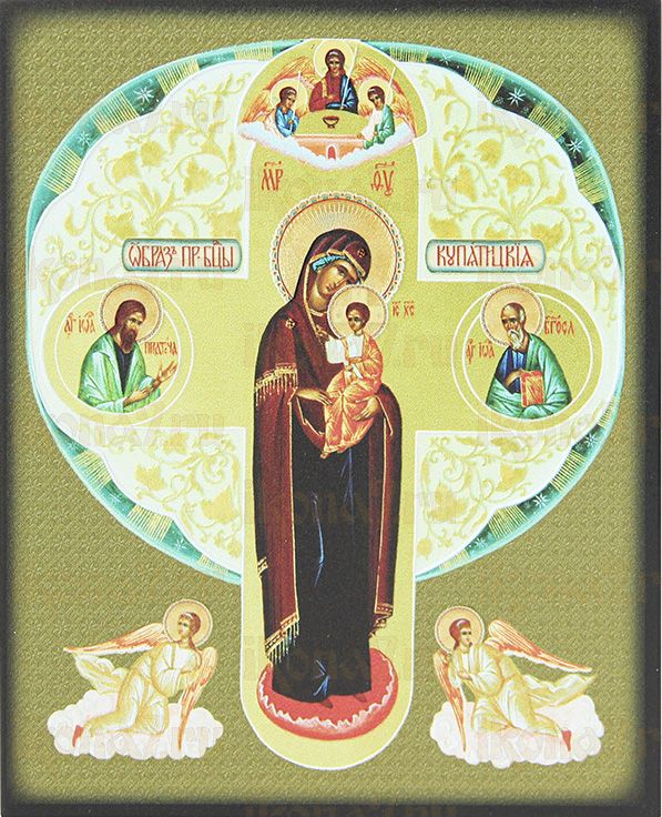 Купятицкая икона Божией Матери рукописная на липовой доске (24050)