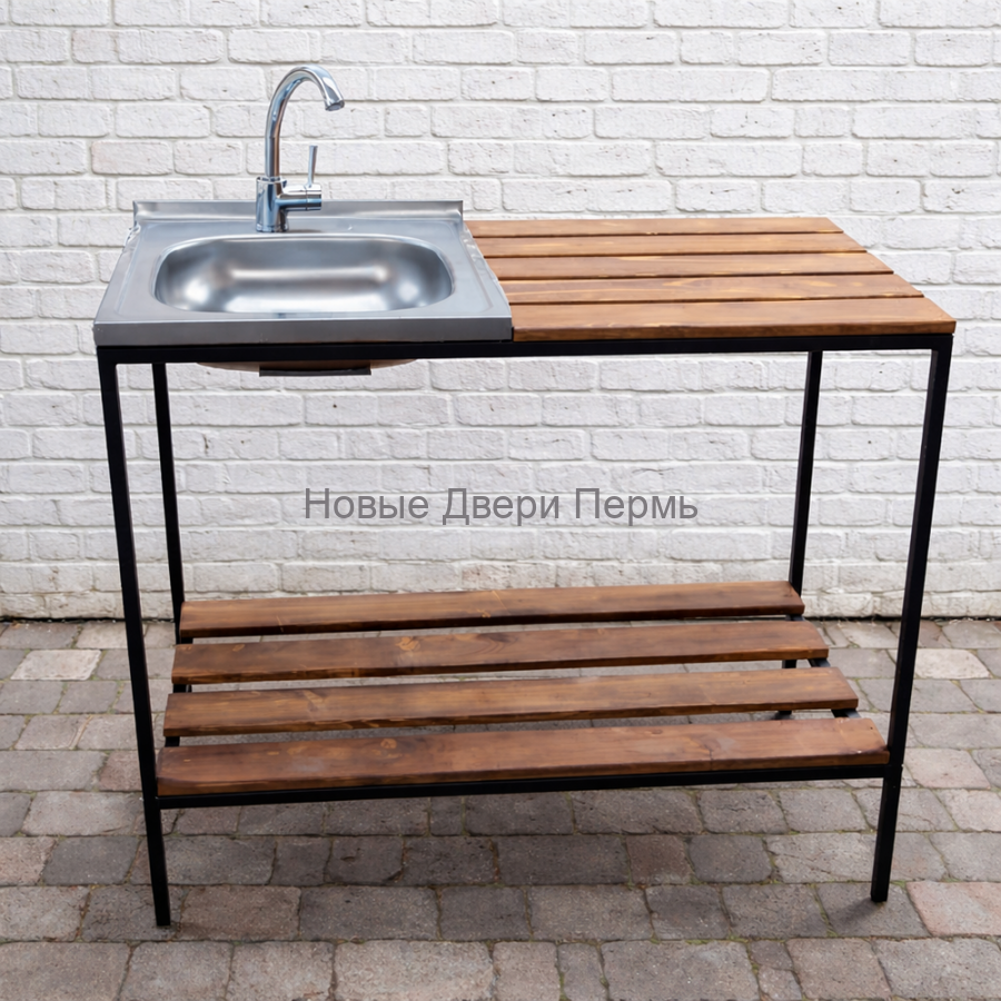 Уличная мойка 100 см для дачи и улицы