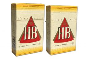 Сигареты - HB (твердая). American blend. ФРГ (Германия). Конец 80-х начало 90-x. Оригинал verified