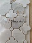 Плитка Мозаика ЭСТЕТИК АЙВОРИ материал Мрамор зеленый, размер, мм: 298*298*7