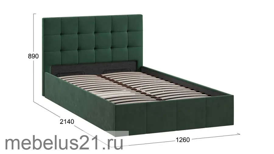 Кровать 120 Эмма (с подъемным механизмом) с заглушиной