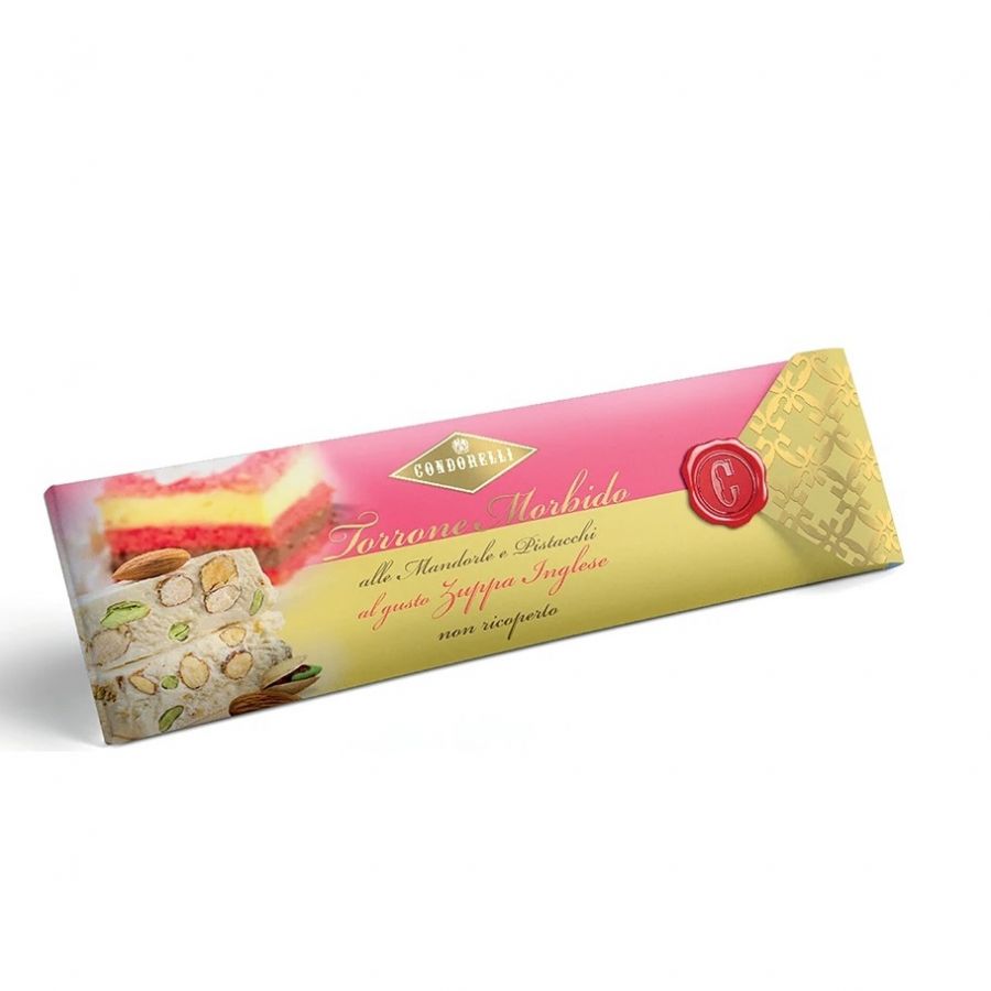 Торроне Дзуппа инглезе, Condorelli, 150 г, Stecca di torrone morbido Zuppa Inglese 150 g
