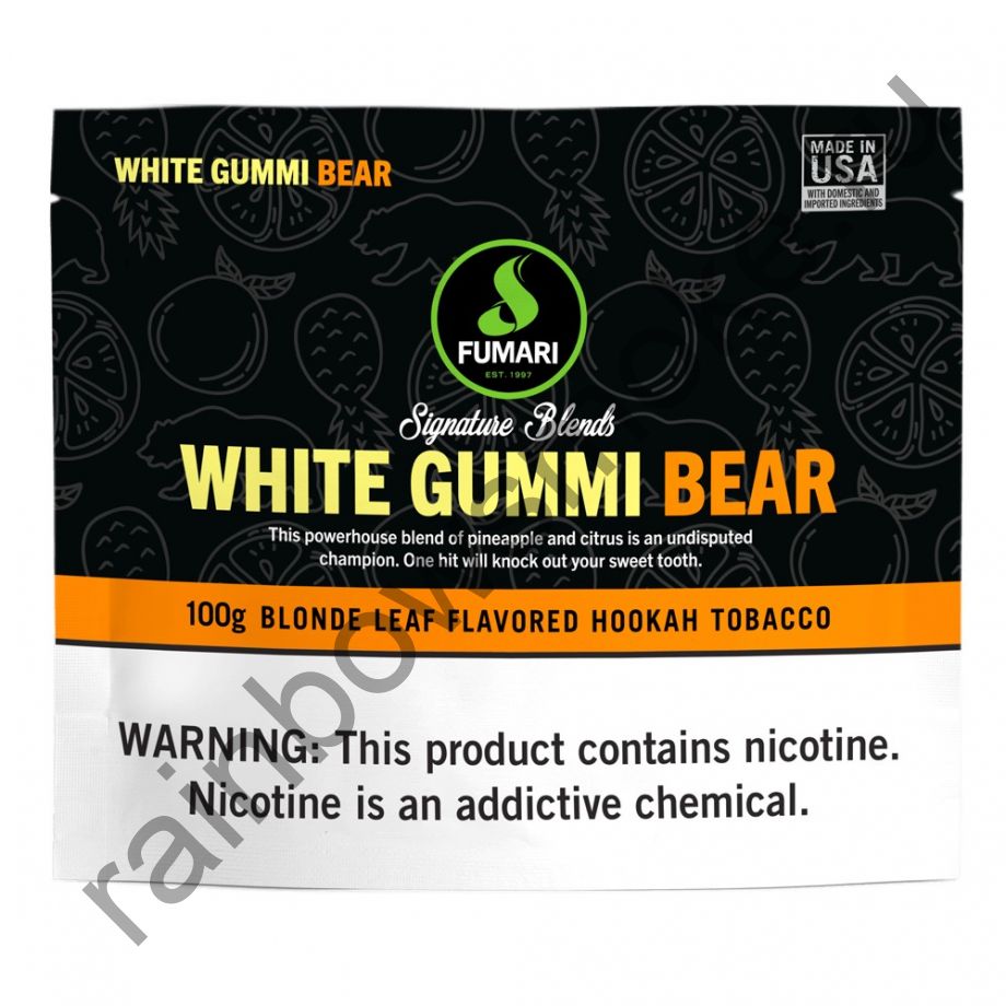 Fumari 100 гр - White Gummi Bear (Белый Мармеладный Мишка)