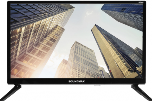 Телевизор Soundmax 24" SM-LED24M09S HD, 60 Гц, Wi-Fi, Smart TV,