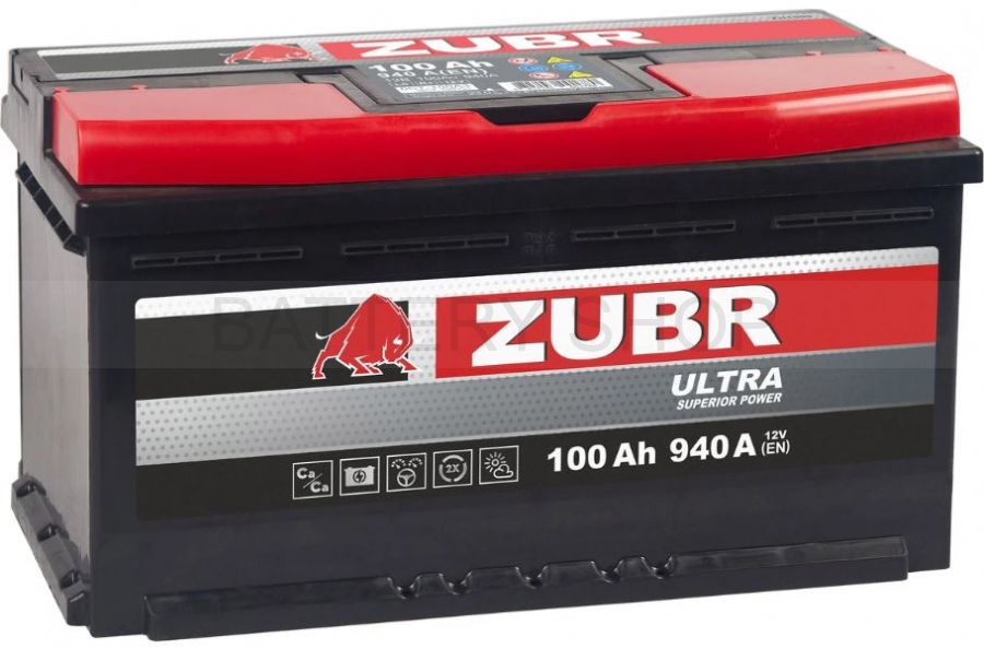 Zubr Ultra 100 Ач 940 А обрат. поляр. L5