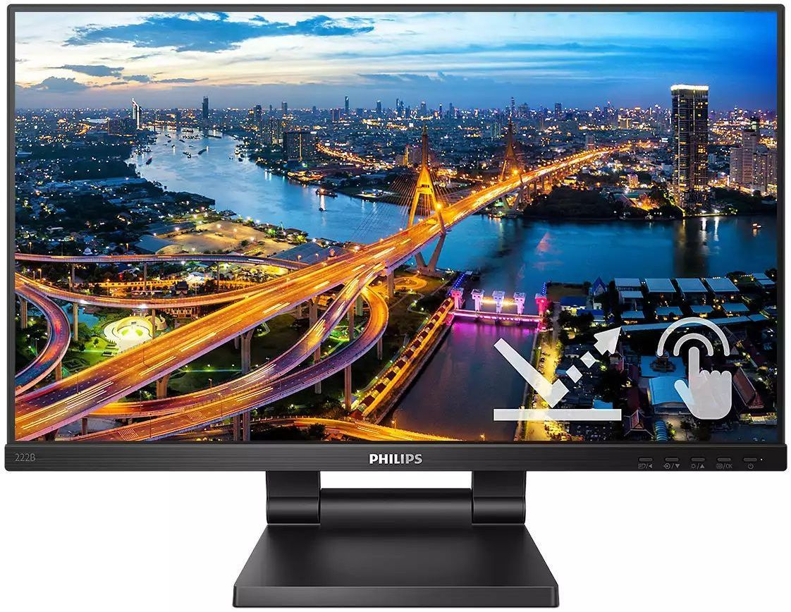 Монитор Philips 222B1TC 21.5" IPS TouchScreen чёрный, 222B1TC (00/01)
