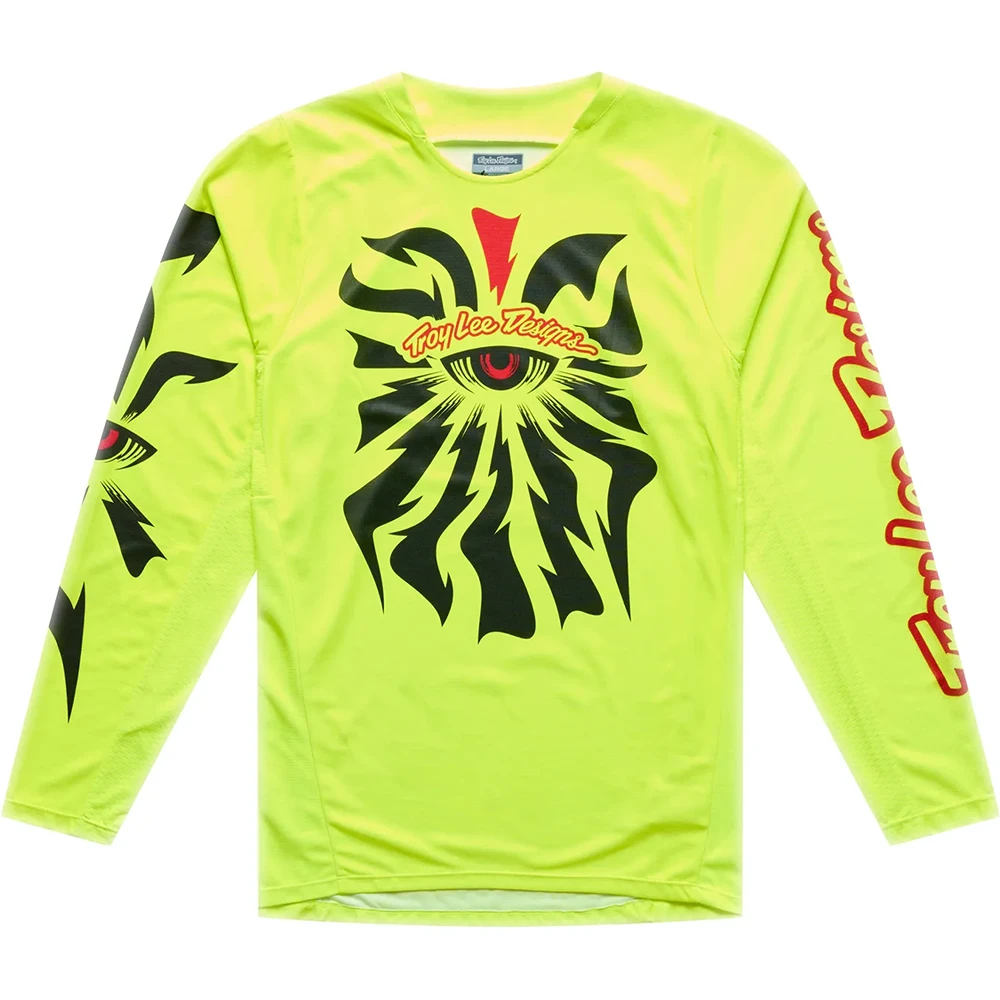 Troy Lee Designs GP Pro Cyclops Flo Yellow джерси для мотокросса