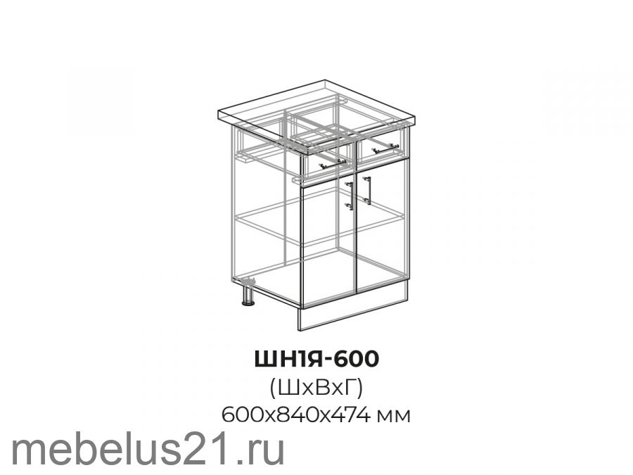 Модуль с 1 ящиком ШН1Я600
