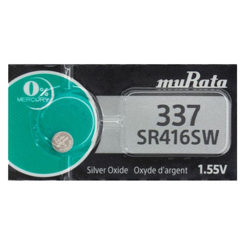muRata silver 337 SR416SW 1.55v