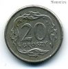 Польша 20 грошей 1992