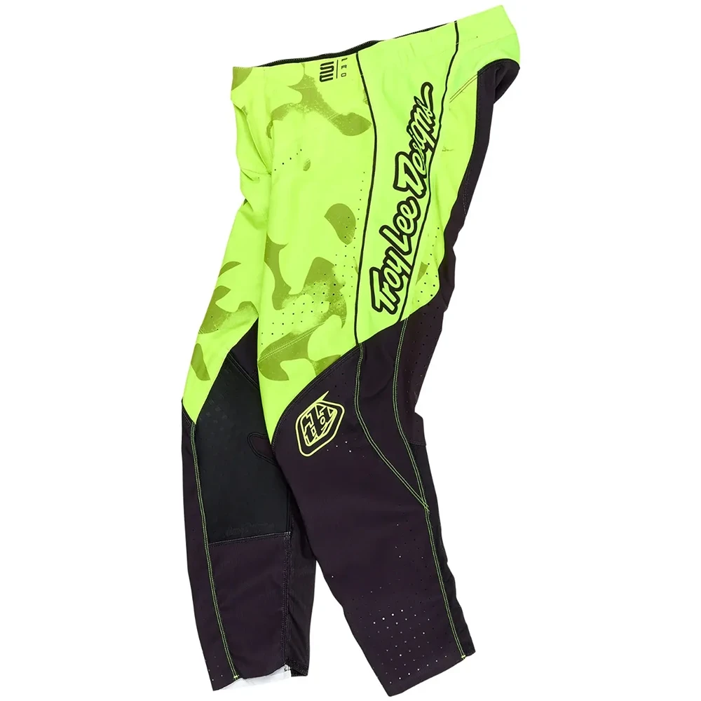Troy Lee Designs SE Pro Blotted Flo Yellow для мотокросса