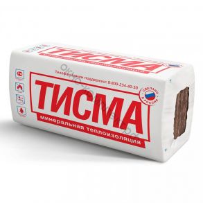 Минеральная вата Knauf ТИСМА TS 038 1300х600х100 мм, 8 шт/упак  код:160093