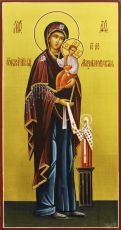 Максимовская икона Божией Матери рукописная на липовой доске (24154)