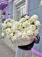 Корзина из французской розы и магнума