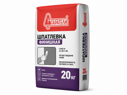 Шпатлевка финишная 20 кг Старатели