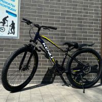 Велосипед полуфет 29"  3.0" алюминиевый 8 скоростей Kenli BL