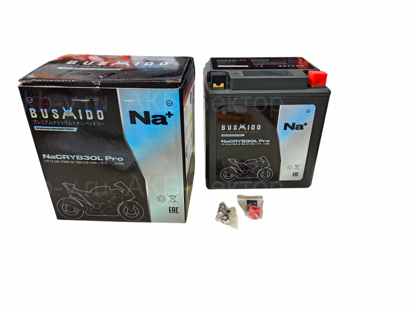 Аккумулятор BUSHIDO NaCRYB30L pro (YTX30L)