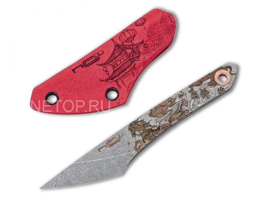 Нож киридаши Год Лошади от N.C.Custom