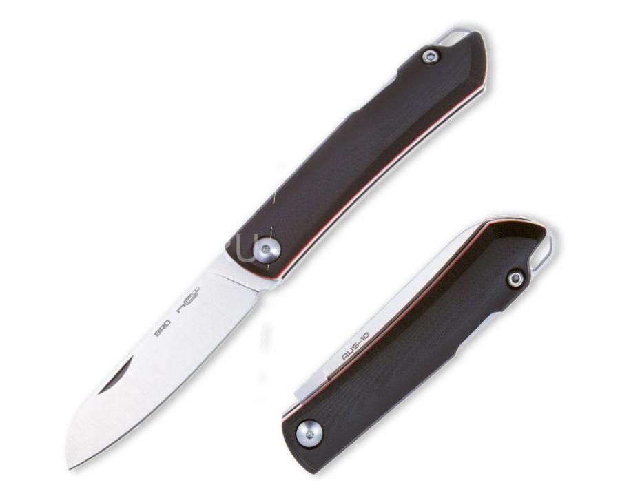Нож N.C.Custom Bro G10 Black-Red Satin