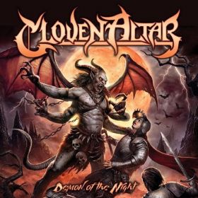 CLOVEN ALTAR (BLAZON STONE, ROCKA ROLLAS) - Demon of the Night CD  (w/ 3-D art), Stormspell