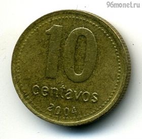 Аргентина 10 сентаво 2004
