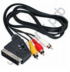 Шнур Scart-3RCA ( Скарт на 3 тюльп.) (переключ.вход-выход) SK16 L=1,5m  пакет