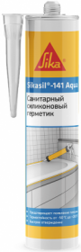 Герметик Санитарный Sika Sikasil-141 Aqua 300мл Cиликоновый, Бесцветный, Антигрибковый / Зика.