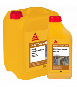 Смазка Sika Separol-600 5л для Форм и Опалубки для Защиты от Затвердевшего Бетона или Раствора / Зика