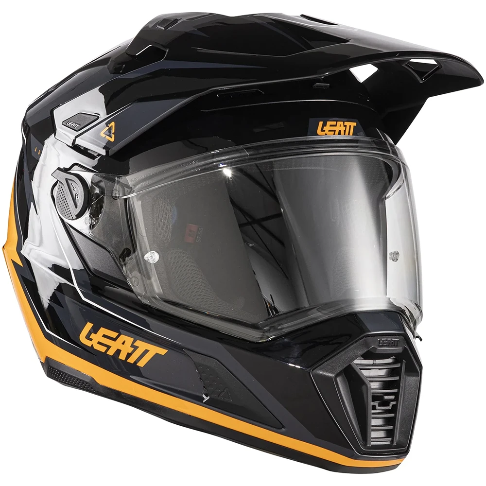 Leatt ADV 7.5 Black/Orange Helmet Kit, комплект шлем + очки Leatt Vizion 2.5