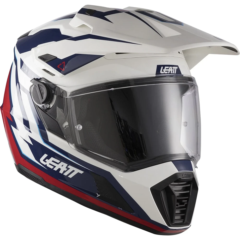 Leatt ADV 7.5 Royal Blue/Red Helmet Kit, комплект шлем + очки Leatt Vizion 2.5