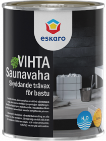 Воск для Бани 9л Eskaro Saunavaha Vihta Белый, Бесцветный для Деревянных Банных Поверхностей / Эскаро
