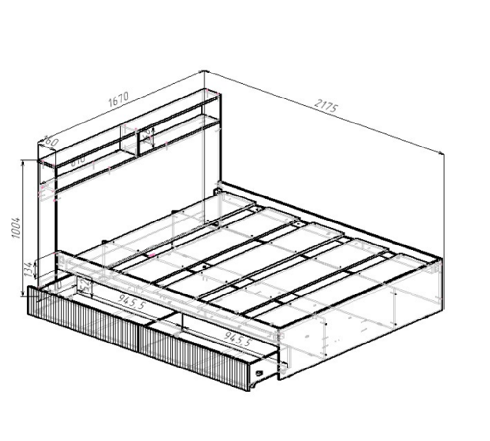 Ивис Кровать КР-002