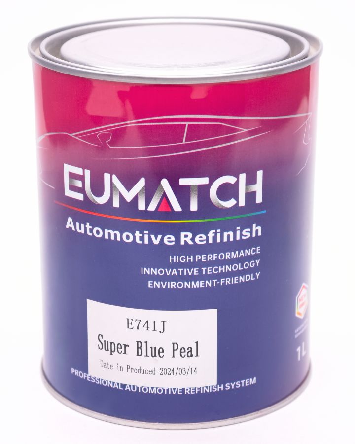 Eumatch Эмаль E741J-1 Super Blue Peal / Супер голубой перламутр