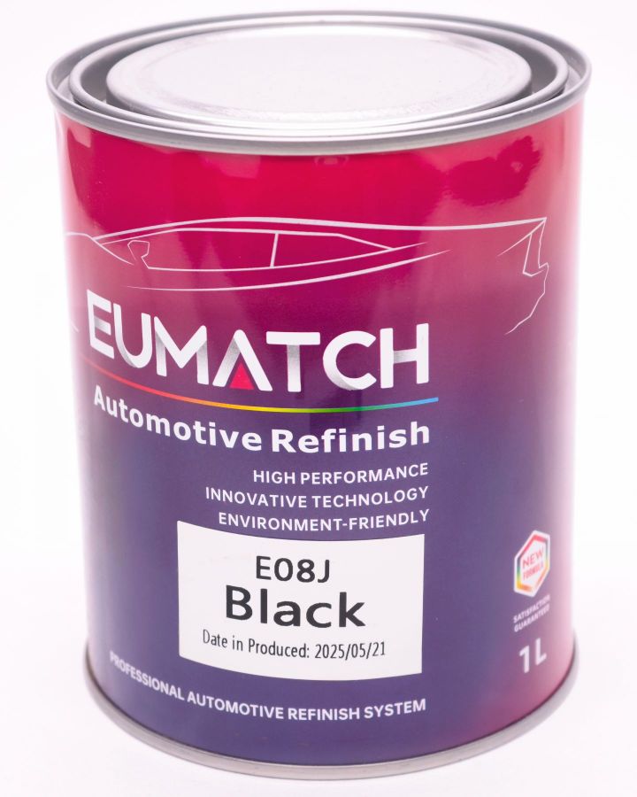 Eumatch Эмаль E08J Black / Черный