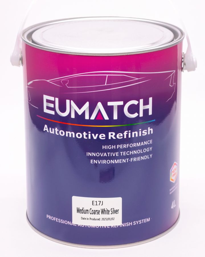 Eumatch Эмаль E17J-4 Medium Coarse White Silver / Среднее крупное белое серебро