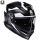 AGV K7 Glimpse S26 Black White Matt