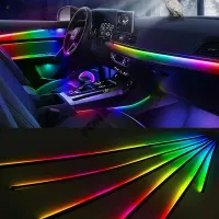 Светодиодная  амбиентная подсветка салона автомобиля с Bluetooth управлением PS-PRO MAX