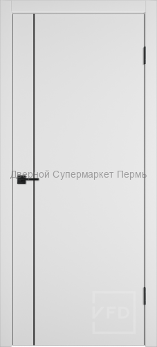 Смарт 1V  Белый протач, Мокко протач, АБС чёрный ЧМ, с врезом под замок