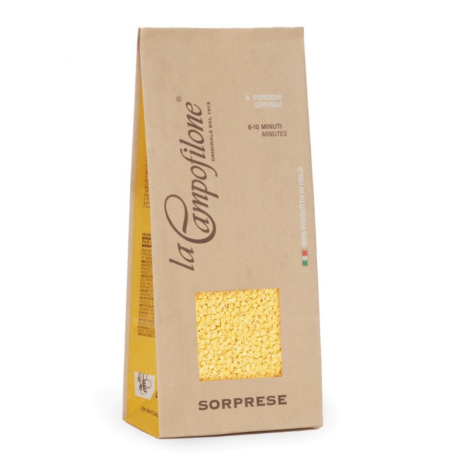 Яичная паста Сюрпризы, 250 г, Pasta all’uova Sorprese, La Campofilone, 250 g