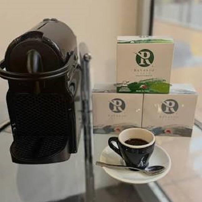 Кофе молотый в капсулах без кофеина 10 шт Ravasio, Caffe' Capsule decaffeinato 10 pz