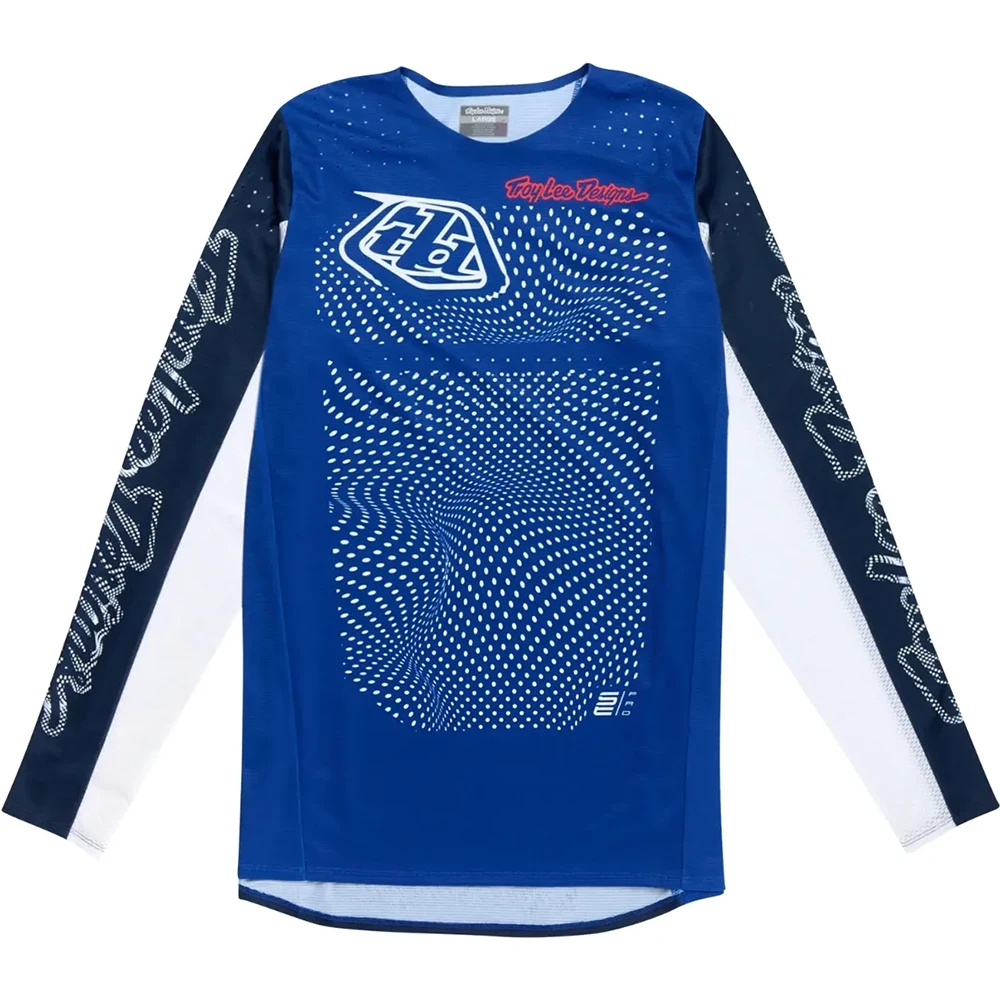 Troy Lee Designs SE Pro Vectra Blue джерси для мотокросса