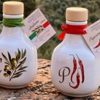 Масло оливковое с перцем чили керамика 100 мл, Olio EVO al peperoncino Ceramica 100 ml
